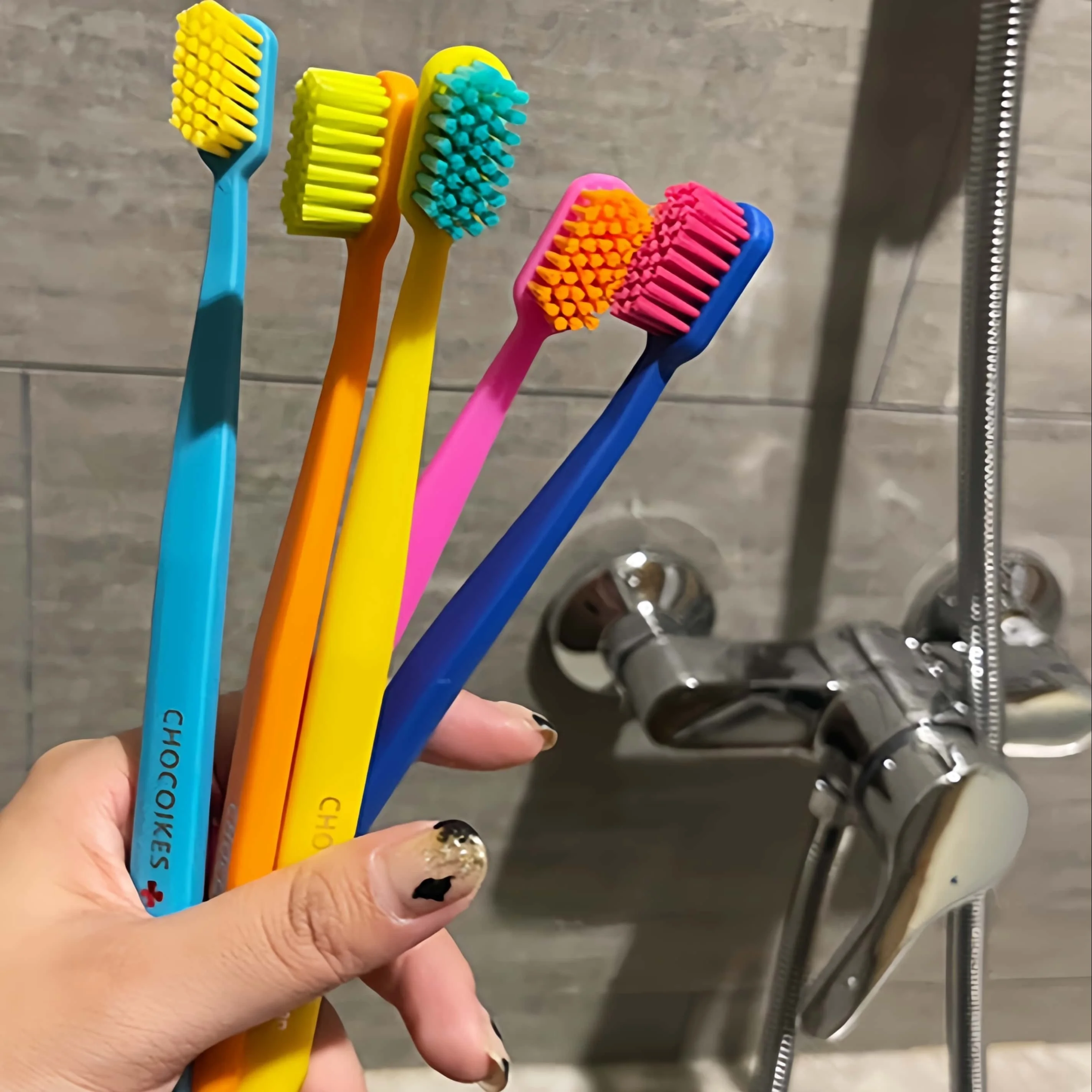 Bamboo Toothbrush - 5 упаковок шоколадных швейцарских зубных щеток