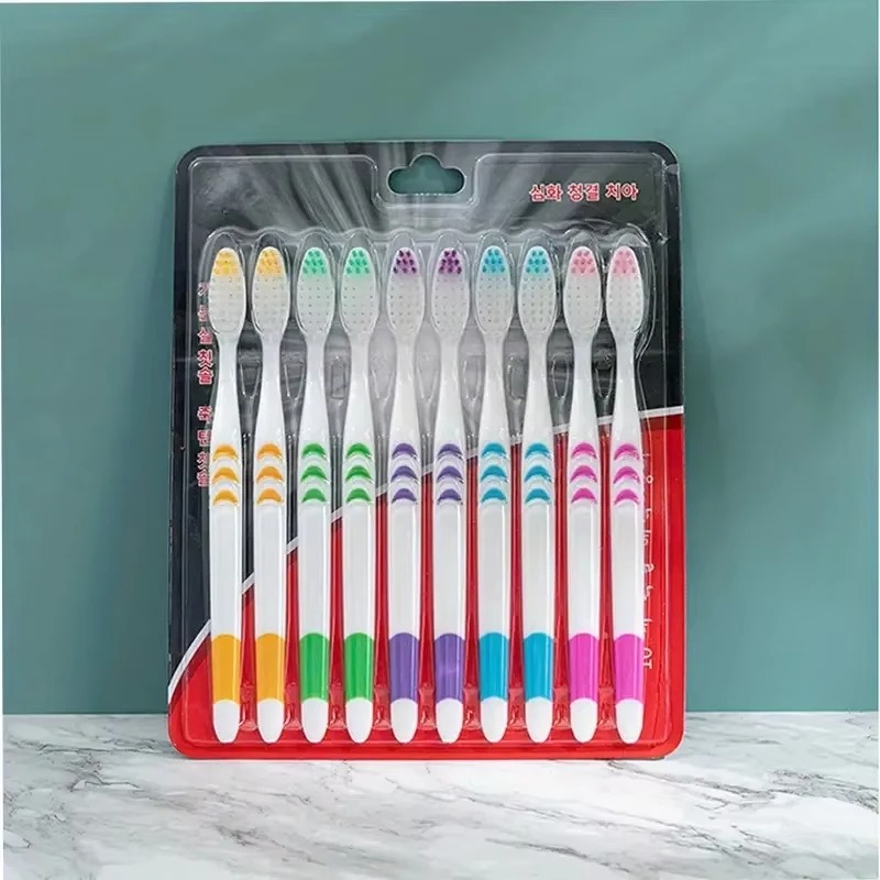 Bamboo Toothbrush - 10 шт. ультрамягких нано-зубных щеток с