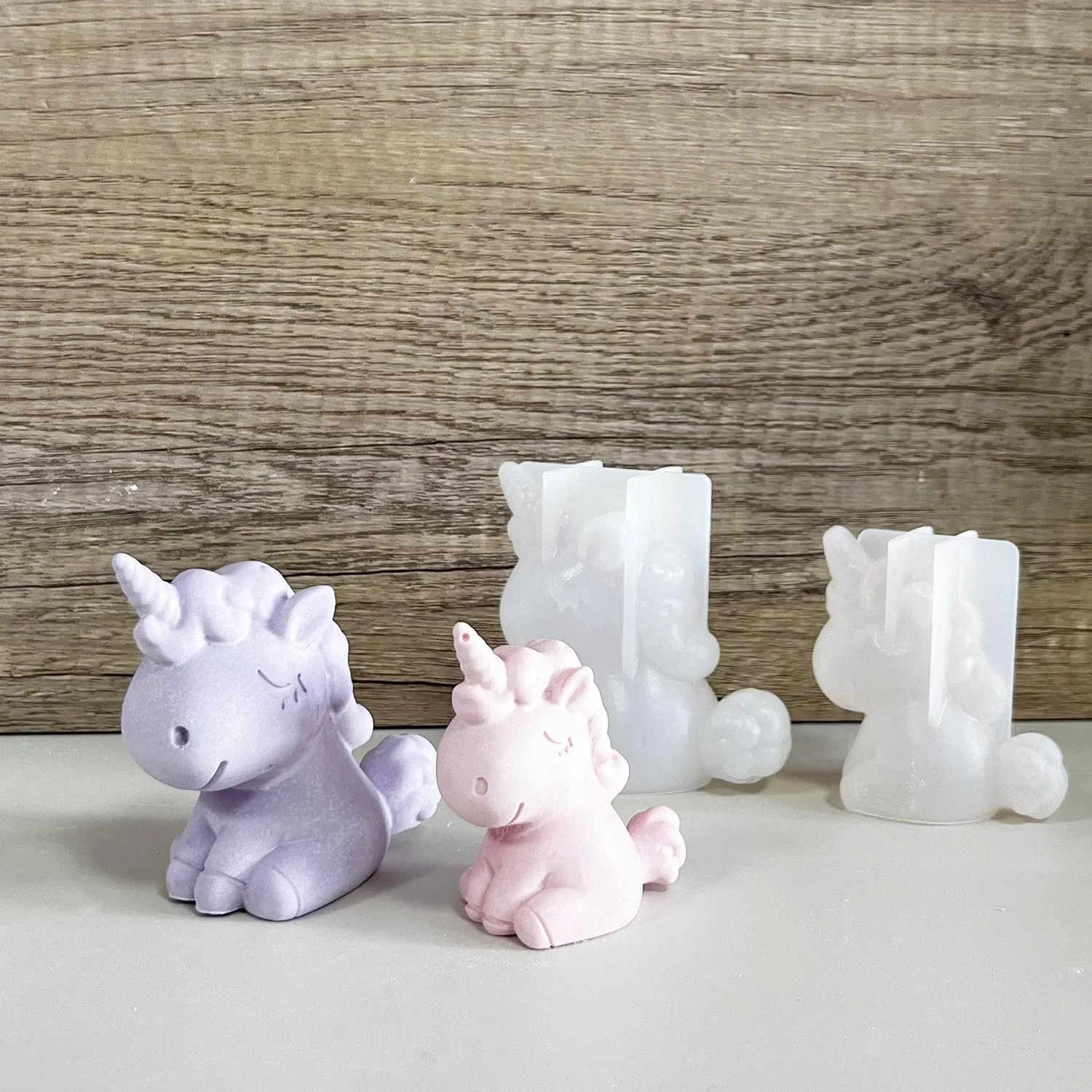 Eco Soap - 3D геометрическая силиконовая форма для единорога,