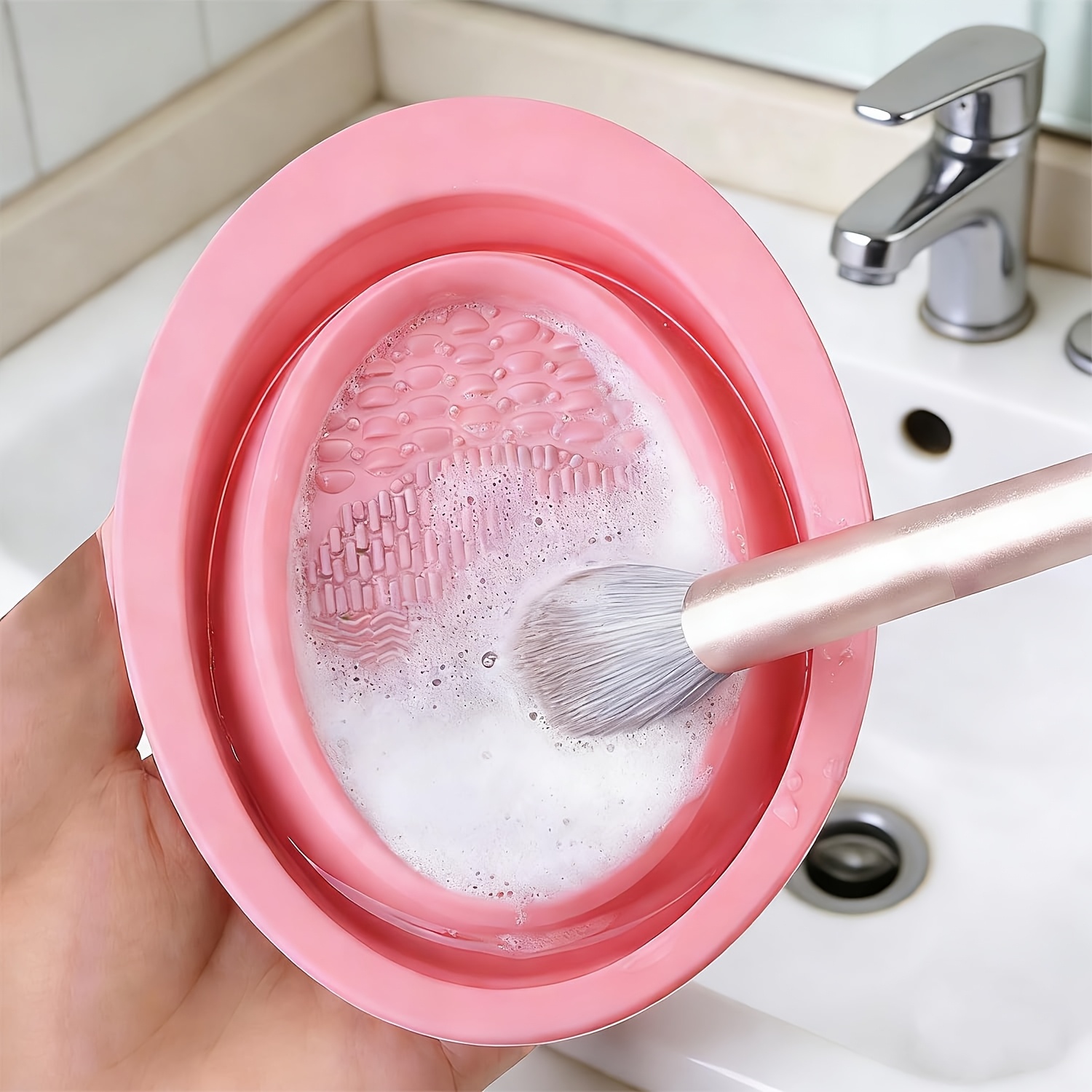 Eco Sponge - Складная силиконовая чаша для чистки кистей