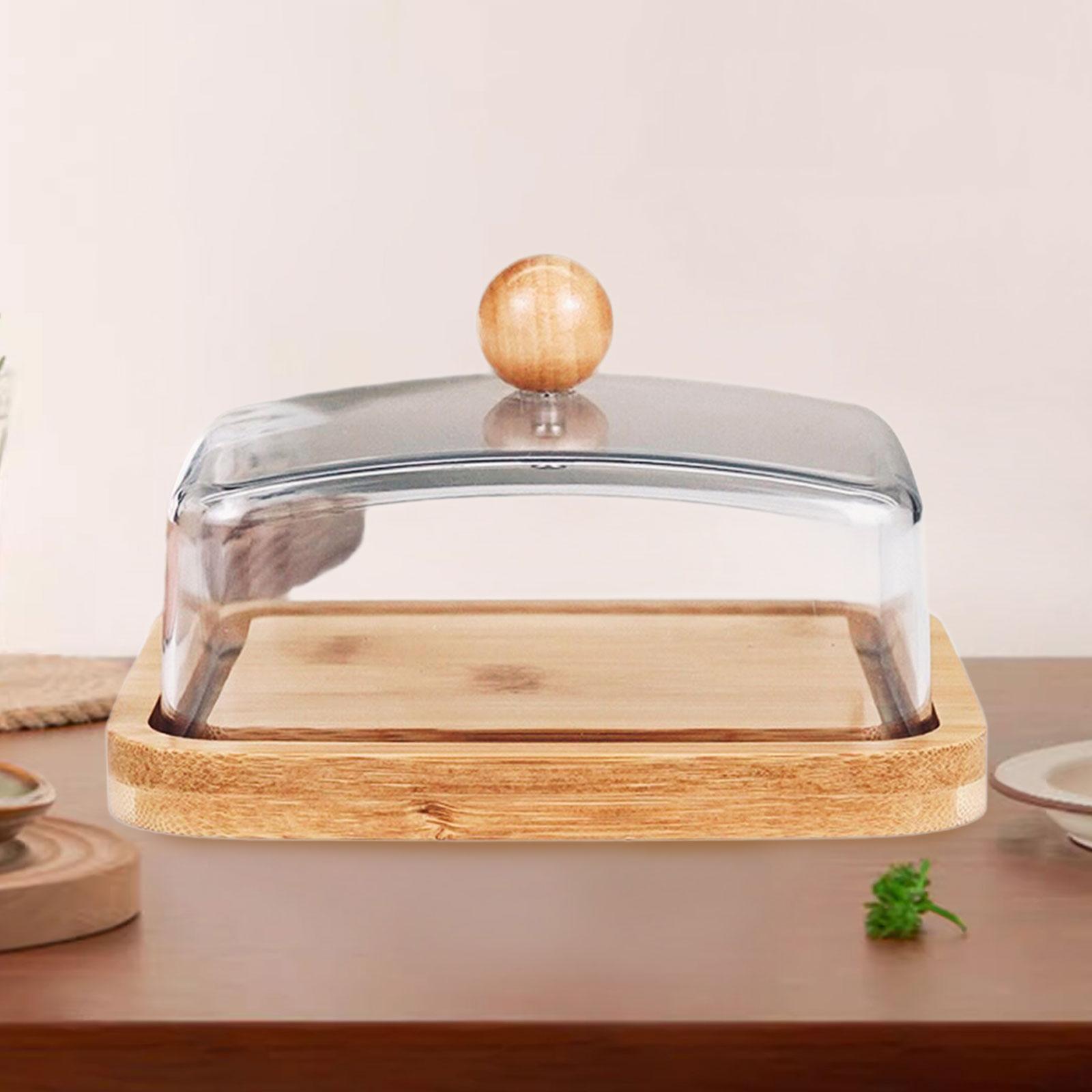 Bamboo Cutlery - Бамбуковая тарелка для масла с крышкой,
