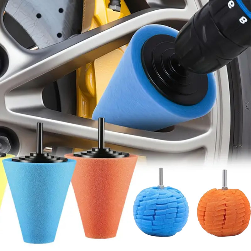 Eco Sponge - Комплект губок для полировки автомобильной дрели,