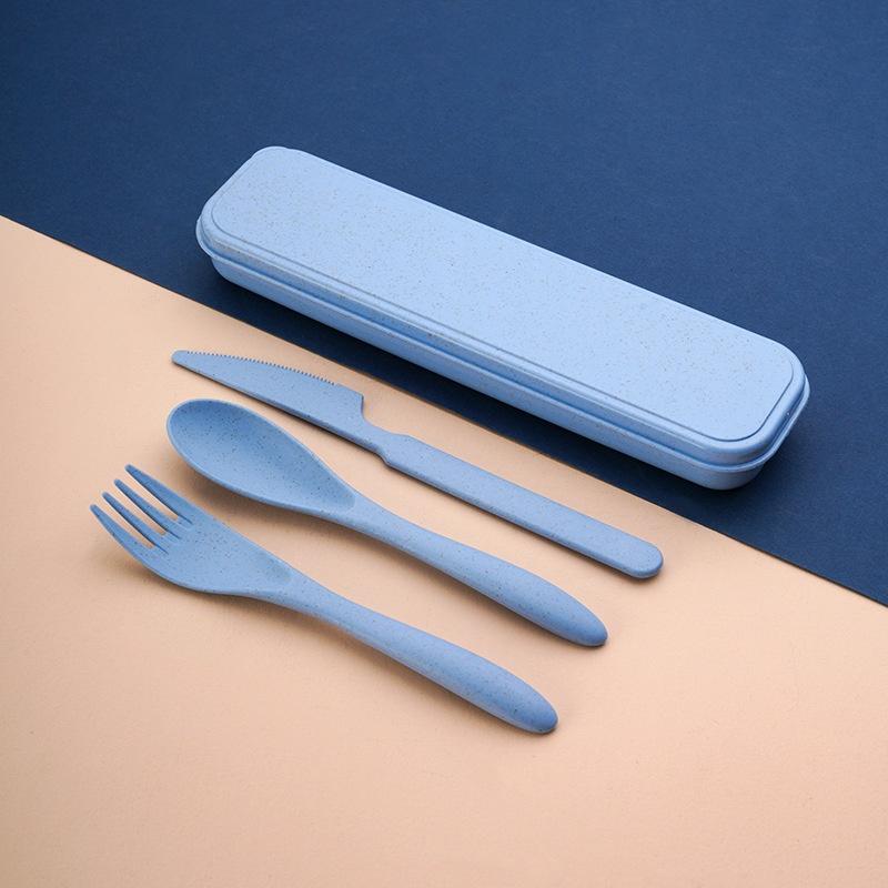 Reusable Straw - Набор многоразовых столовых приборов из пшеничной