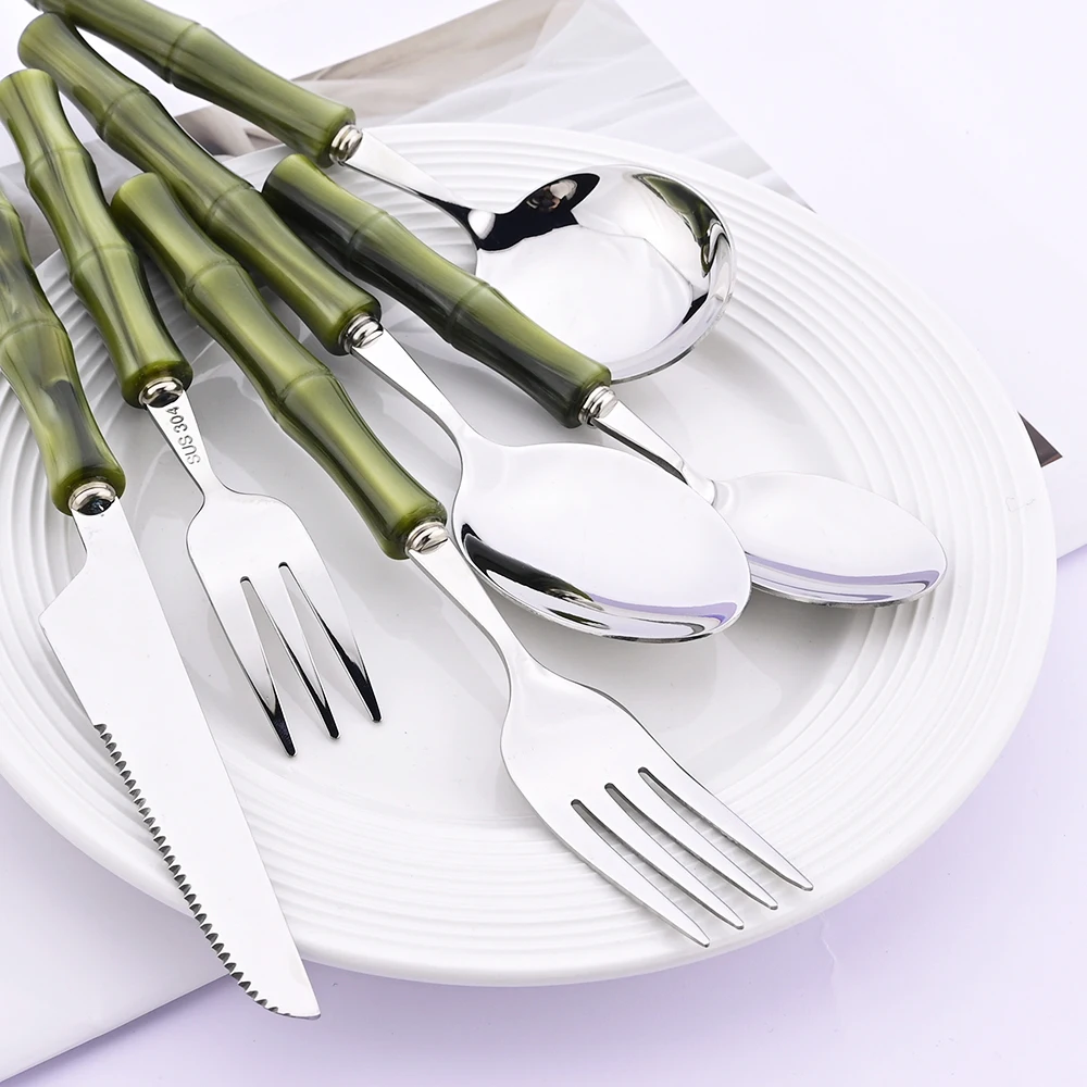 Набор столовых приборов с имит – обзор и цена Bamboo Cutlery