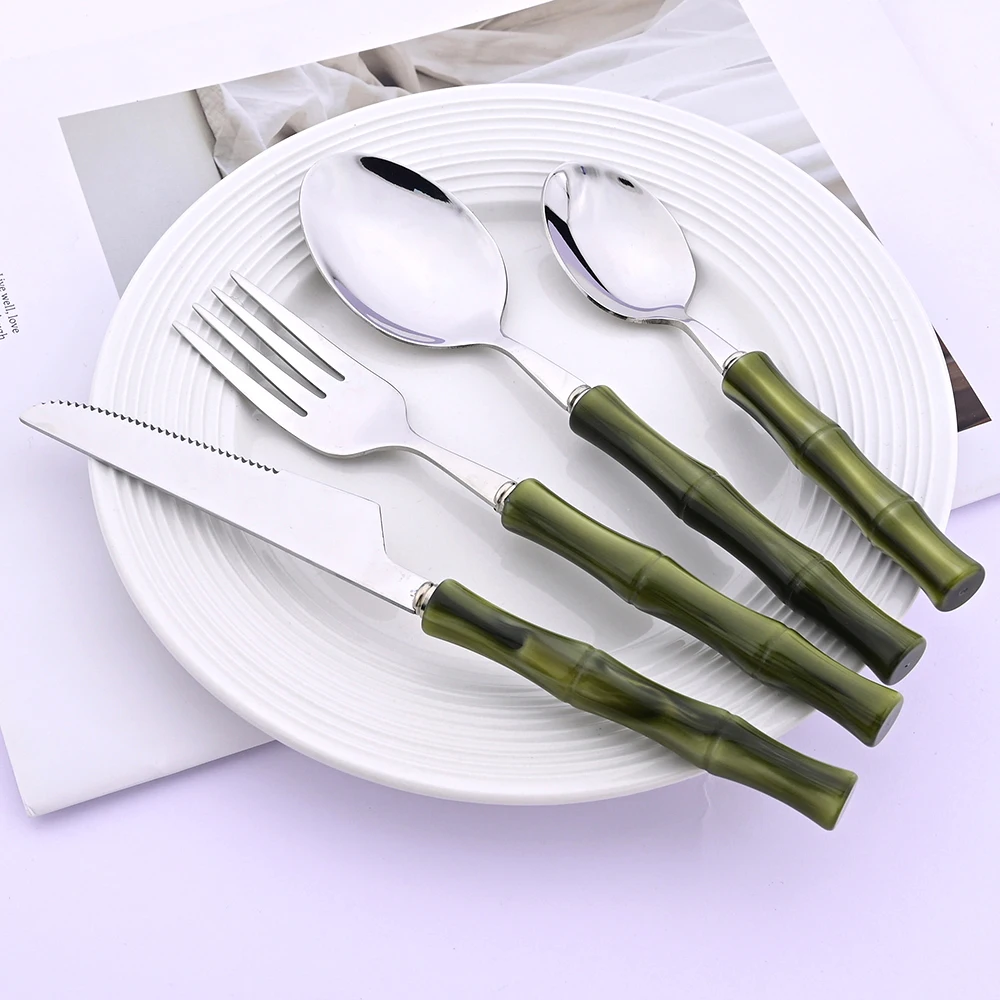 Набор столовых приборов с имит – обзор и цена Bamboo Cutlery