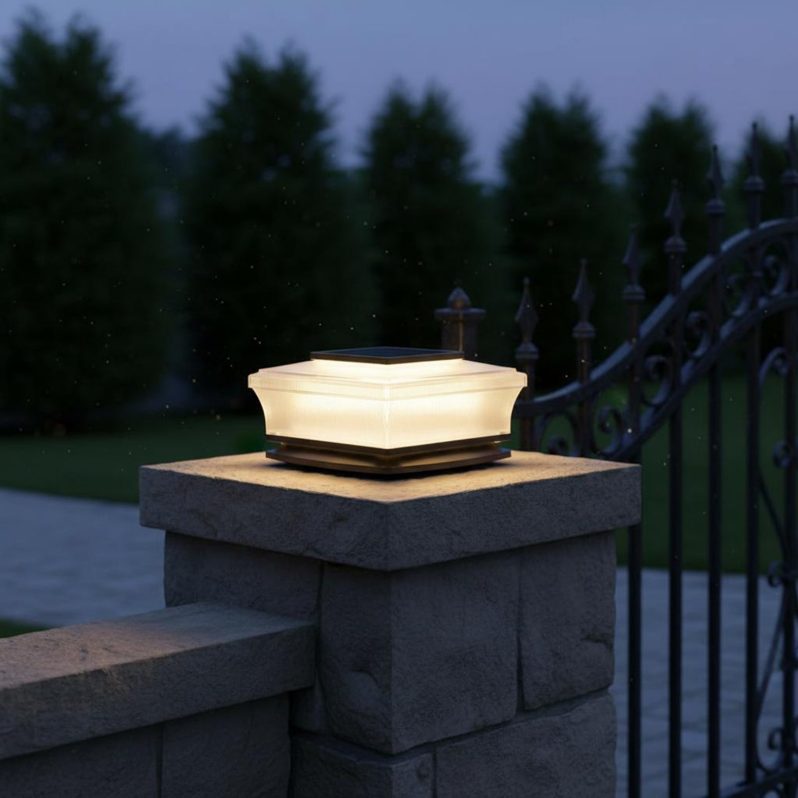 Беспроводной квадратный светил – обзор и цена Solar Garden Light