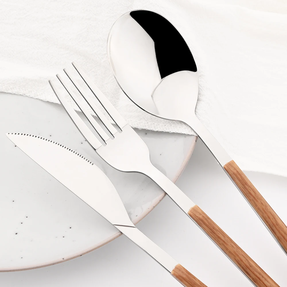 16/24/30 шт., набор столовых п – обзор и цена Bamboo Cutlery