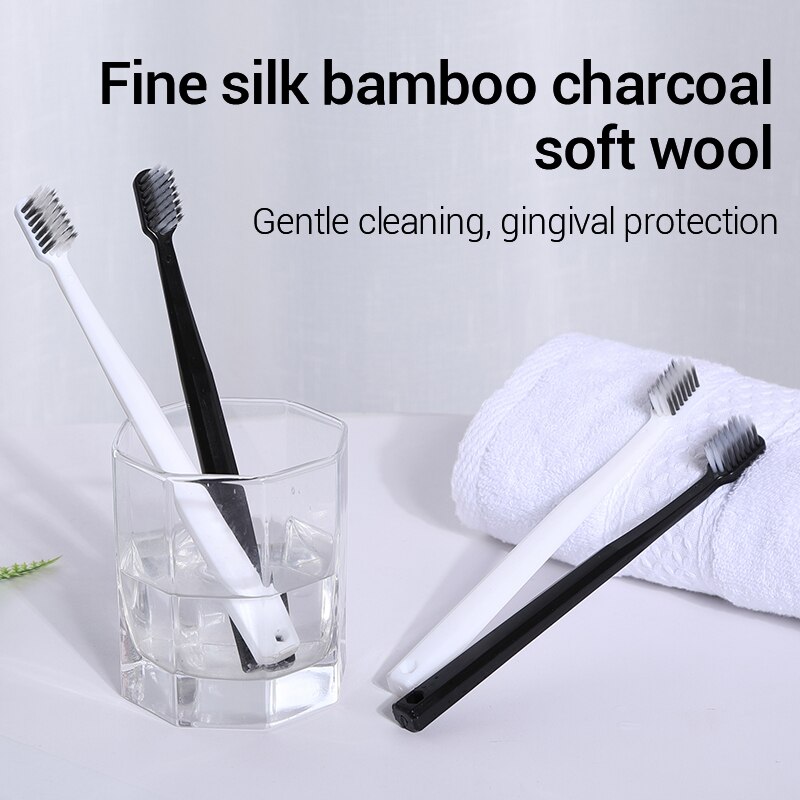 10 шт., бамбуковая угольная ще – обзор и цена Bamboo Toothbrush