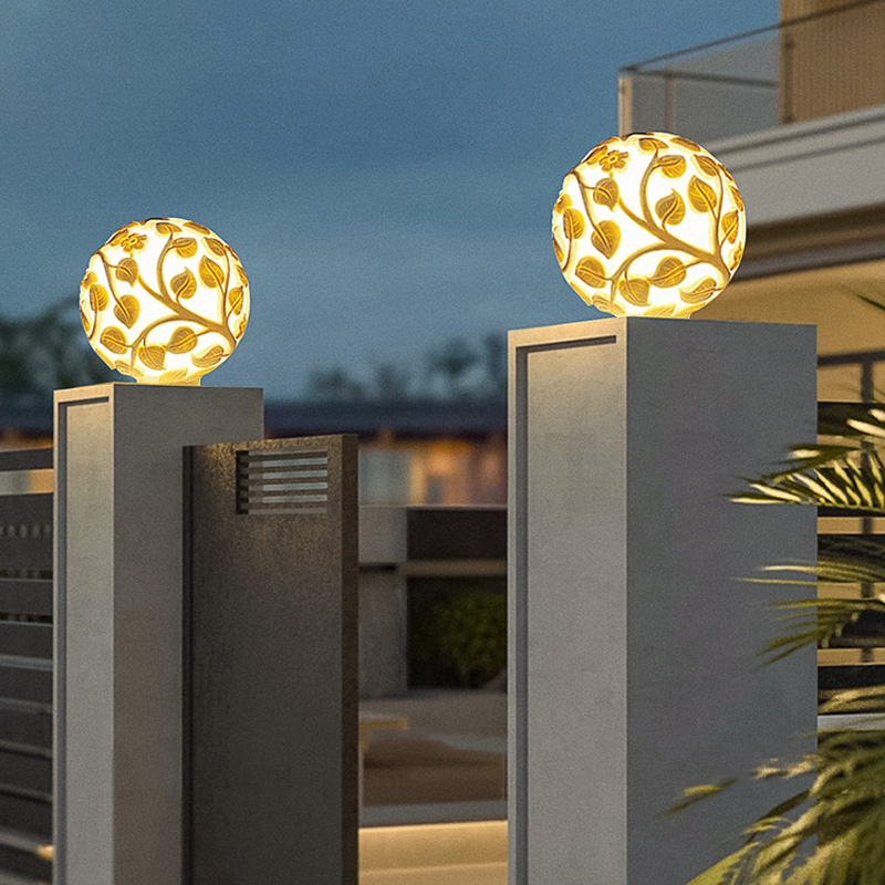 Уличные колонные светильники,  – обзор и цена Solar Garden Light