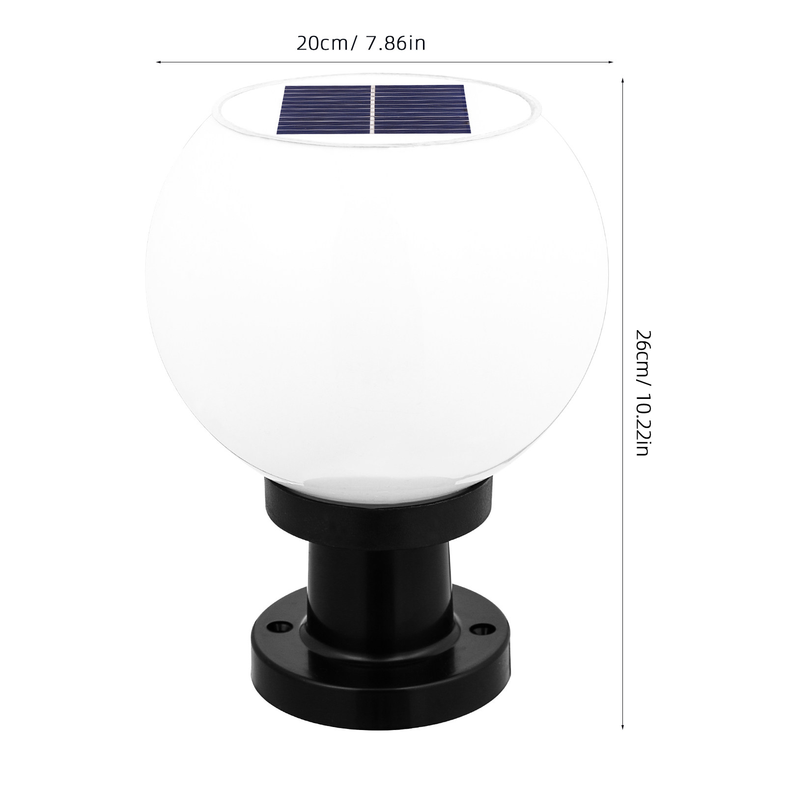 1. Круглая светодиодная настен – обзор и цена Solar Garden Light