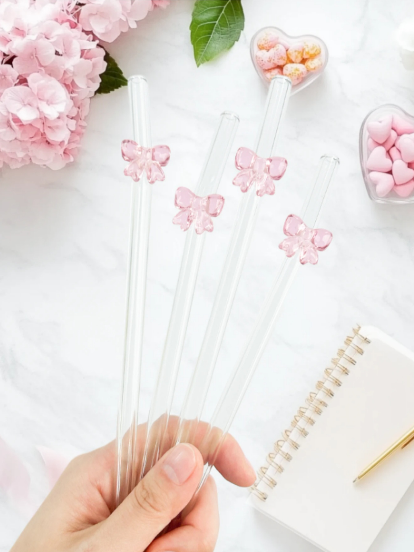 1/6 шт., стеклянная соломинка  – обзор и цена Reusable Straw