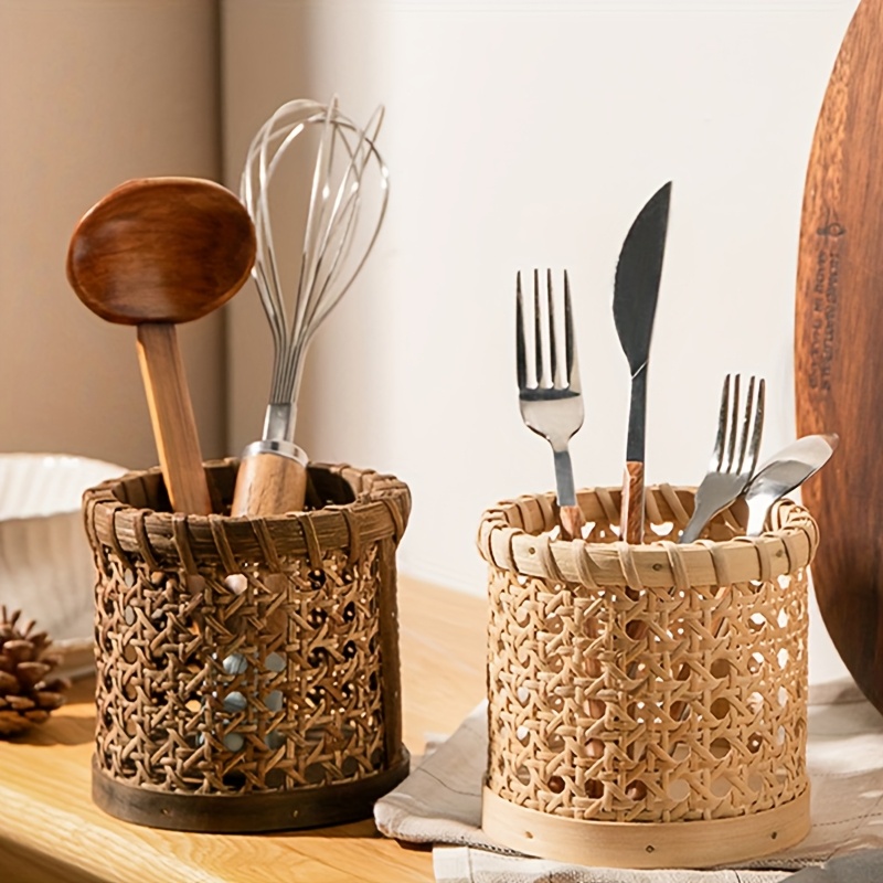 1 шт. подставка для столовых п – обзор и цена Bamboo Cutlery