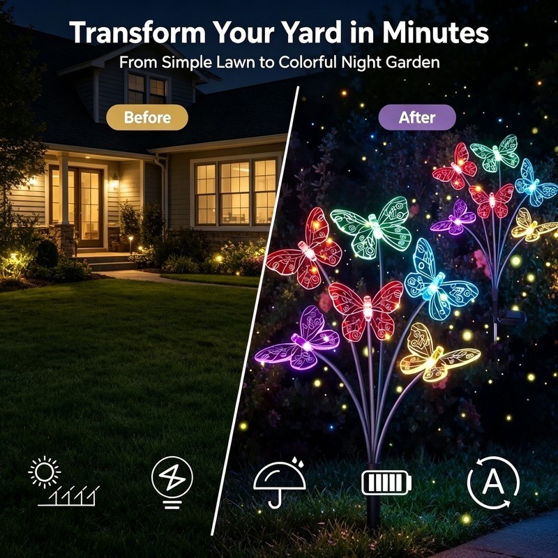 Солнечные светильники в виде б – обзор и цена Solar Garden Light