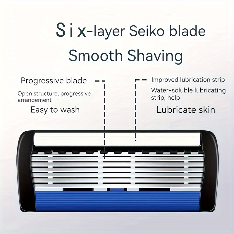 2 ручки, 30 лезвий, 6-слойный  – обзор и цена Safety Razor Handle