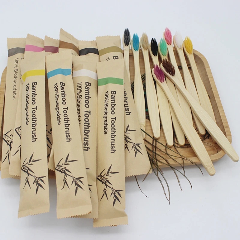 100 шт., бамбуковые зубные щёт – обзор и цена Bamboo Toothbrush