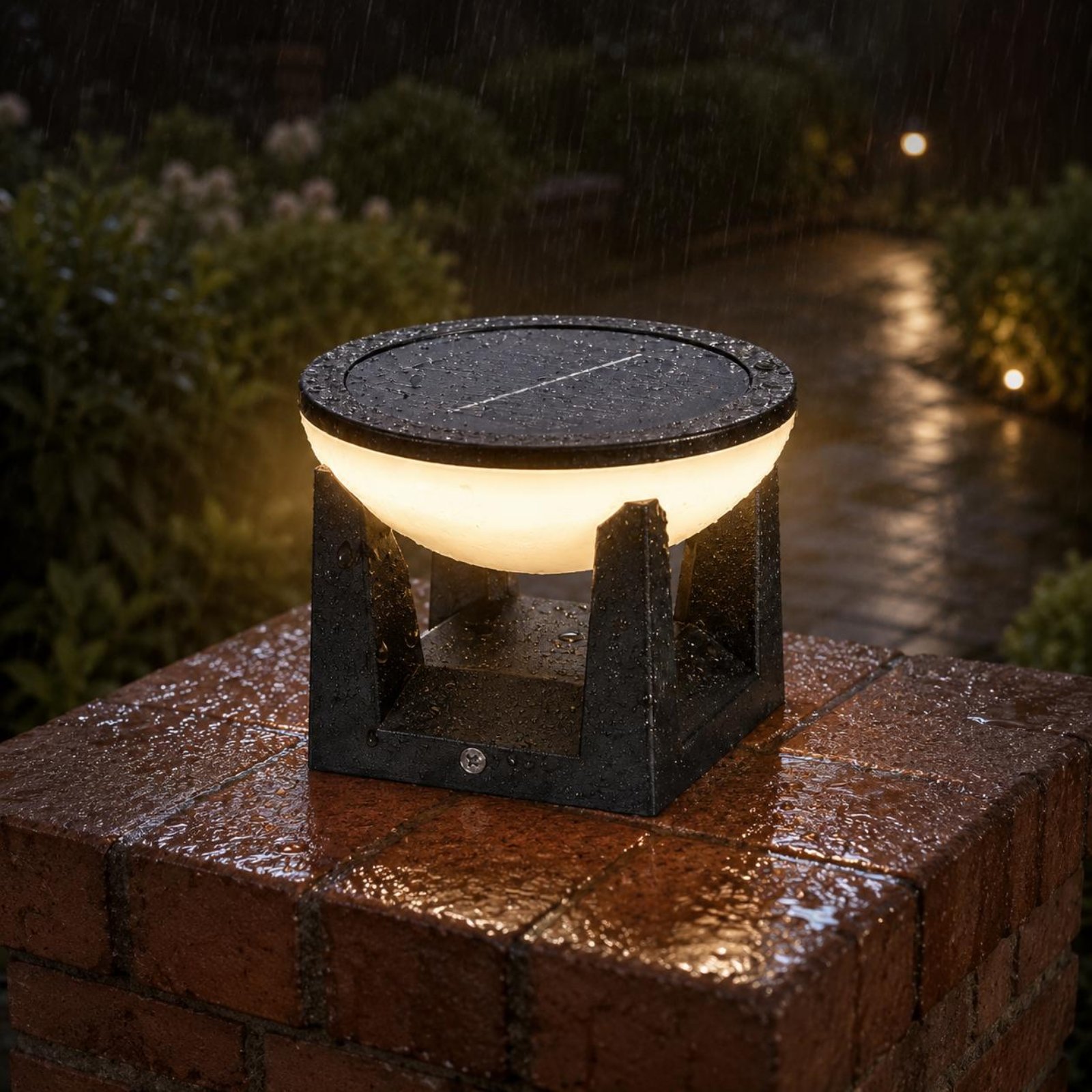 Солнечный светильник для столб – обзор и цена Solar Garden Light
