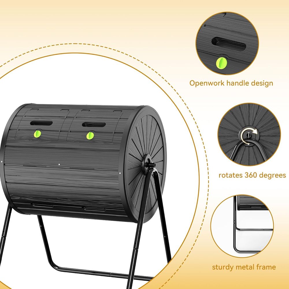 Уличный компостер с двумя отсе – обзор и цена Compost Bin