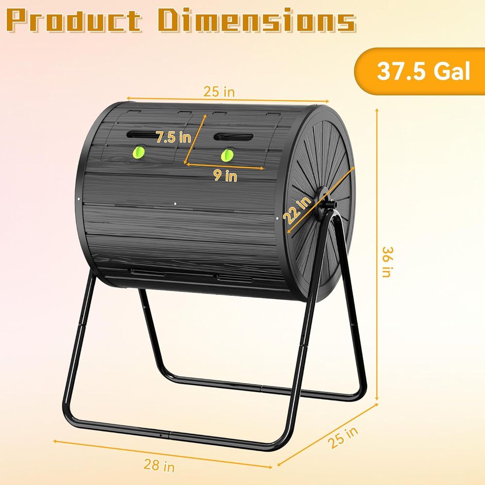 Уличный компостер с двумя отсе – обзор и цена Compost Bin