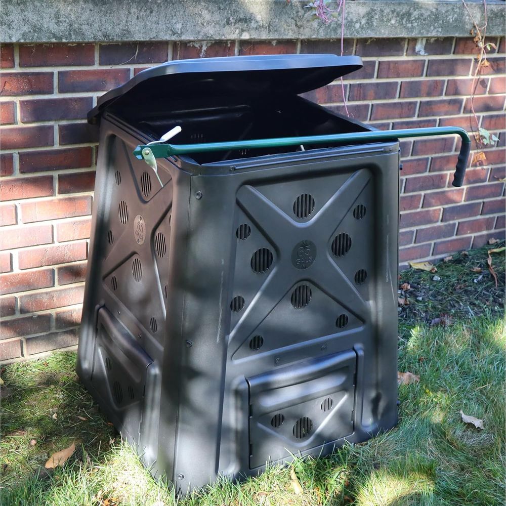 60-галлонный 4-дверный уличный – обзор и цена Compost Bin