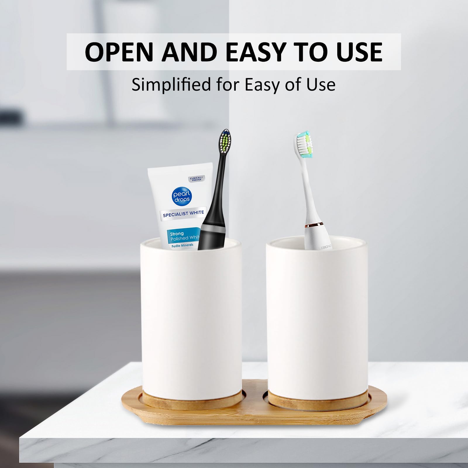 Керамический набор для ванной  – обзор и цена Bamboo Toothbrush