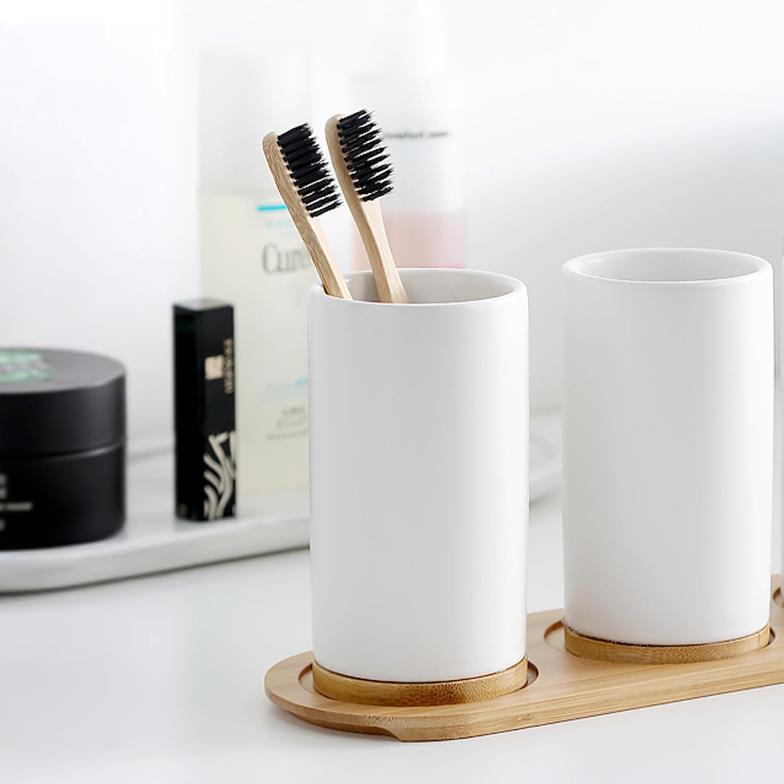 Керамический набор для ванной  – обзор и цена Bamboo Toothbrush